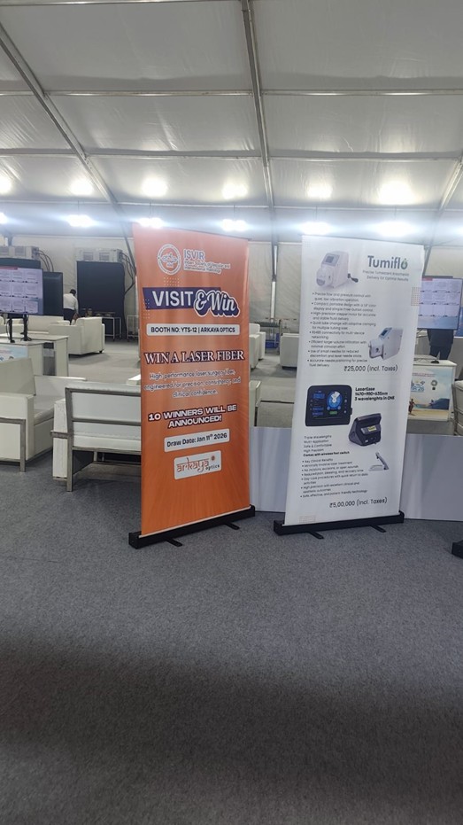 ISVIR 2026 — Arkaya Optics stall